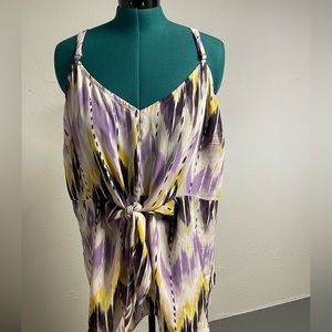 Cute Torrid tank with tie front detail!